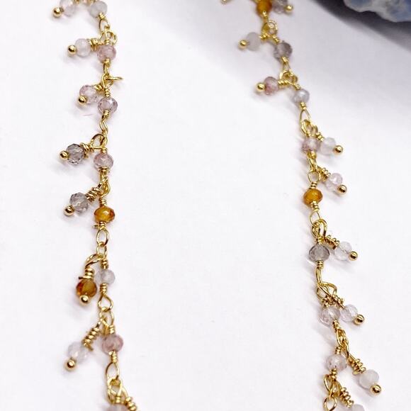 NEW FP x Luna Norte Mixed Stone Anklet Set - Picture 10 of 13